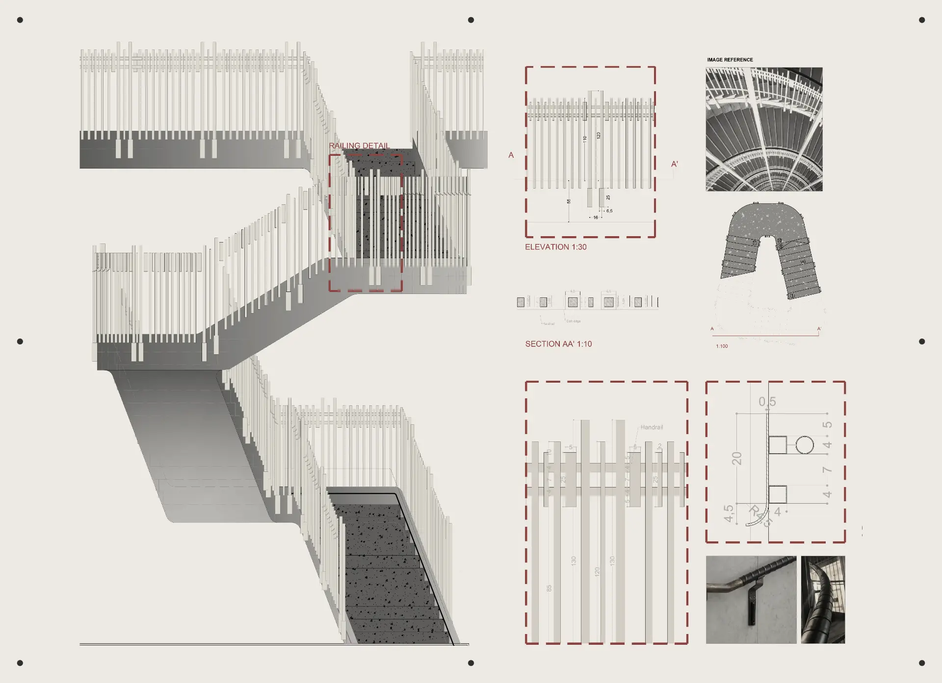 Piante tecniche, RCP e impianti — tavola tecnica interior design drafting (2) realizzata da Layering
