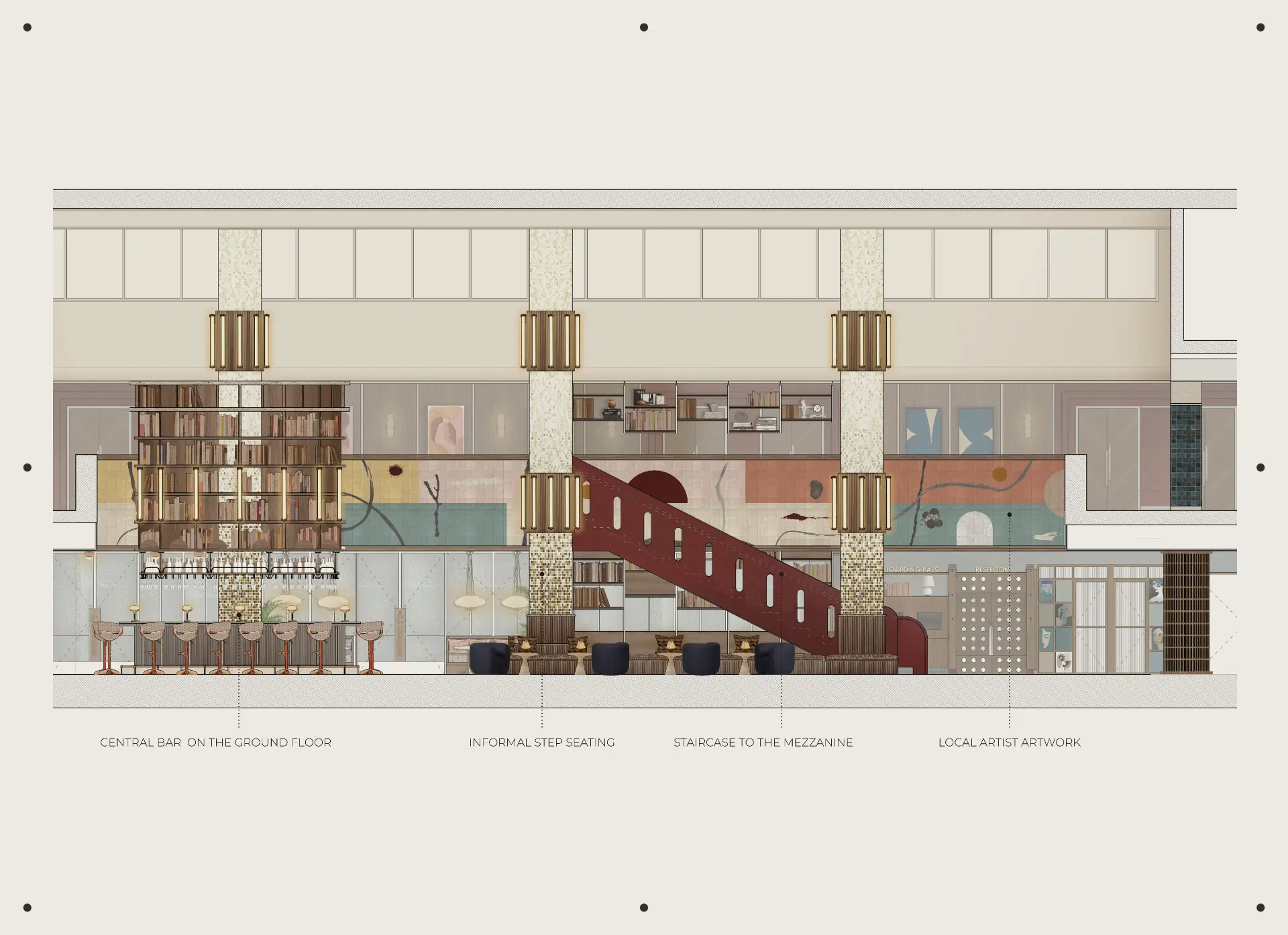 Furniture layout e finalizzazione tavole — tavola tecnica design drawings (3) realizzata da Layering